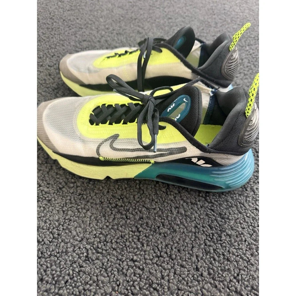 Nike Air Max 2090  Black Volt Blue Force BV9977 -101 mens size 10